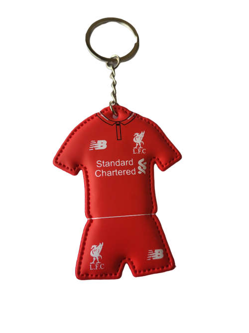 PVC Key Chains Stylish Football Soccer Teams Key Rings With Kit or Logo Shape Design