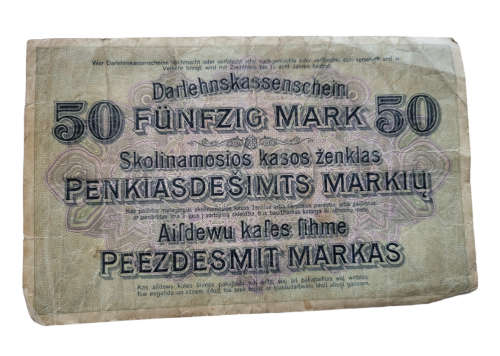 1918  Germany 50 Mark Note