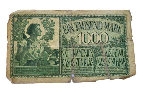 1918  Germany 1000 Mark Darlehnskasse Ost  Germany (1871-1948) 1000 Mark Darlehnskasse Ost