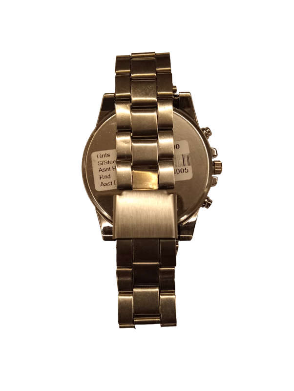 Stunning Design Mens Analagoue Watch -Stunning and Sleek  Design on White Face With Steel Strap
