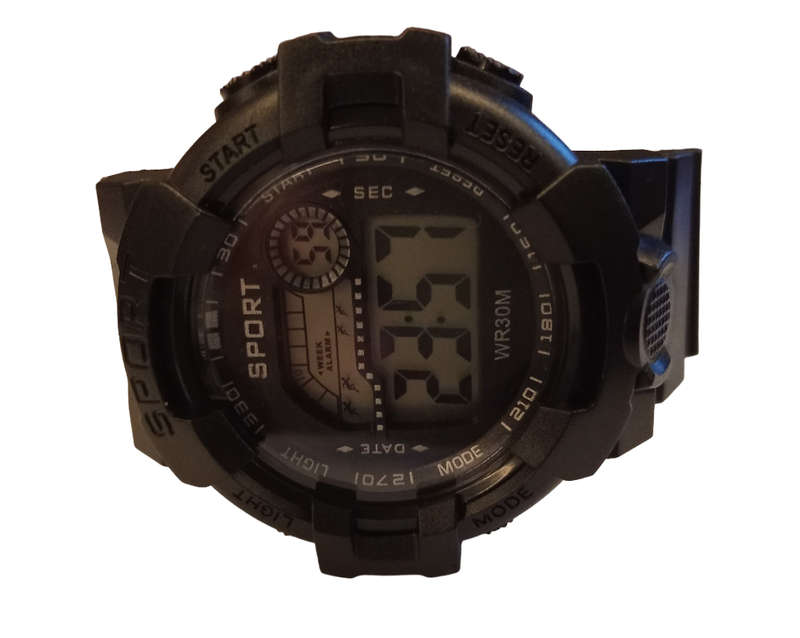 Stunning Sports Digital Watch For Mens and Boys-Round Face Digital Watch With Date  and Time