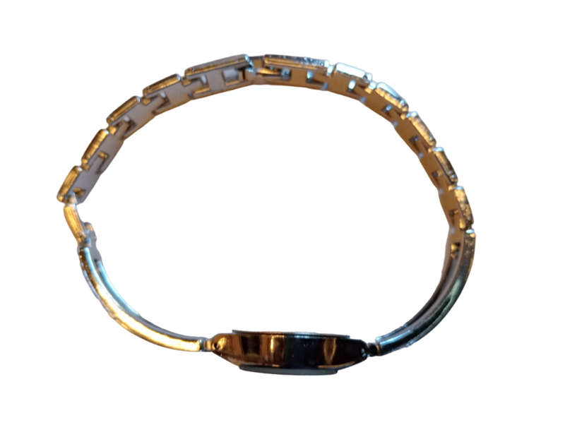 Analogue Watch Bracelet For Women  -Stylish Red Face With Steel Bracelet Band