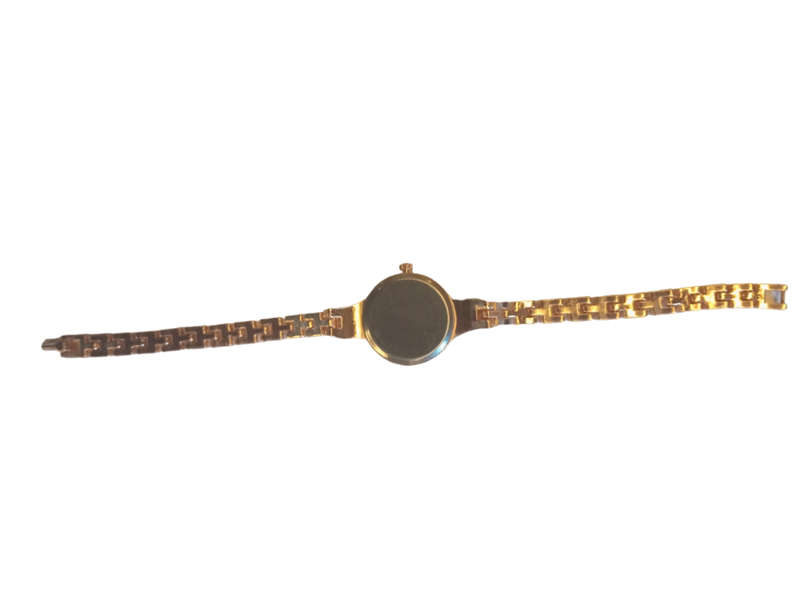 Analogue Watch Bracelet For Women -Red  Face With Eiffel Tower Emblem With Steel Bracelet Band