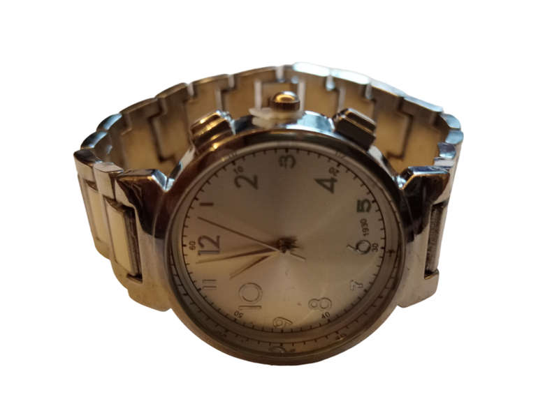 Analogue Watch Bracelet For Women-Stylish Silver Face With Smart Bracelet