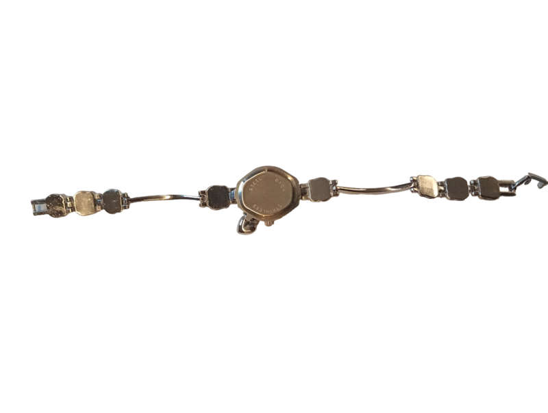 Stunning Analogue Watch Bracelet For Women-Stylish White Face on a Charm Bracelet