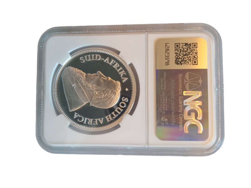 2024 Pure Silver Ounce Proof Krugerrand NGC Graded PF69 -Stunning Proof Silver Coin