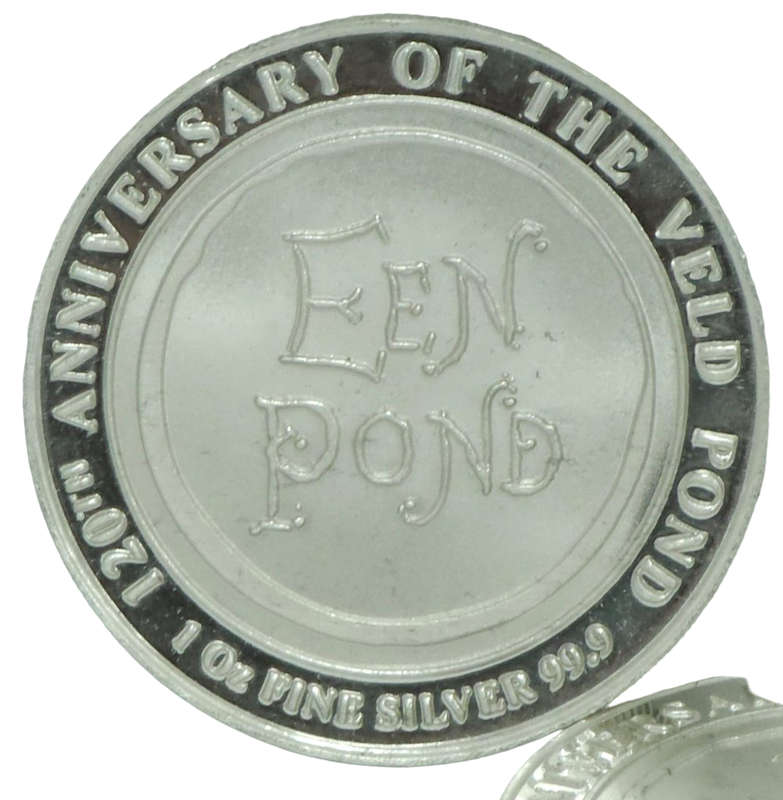 2022 One Ounce Silver 1oz Fine Silver Commemorative 120th Anniversary of the Veld Pond With COA