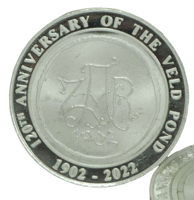 2022 One Ounce Silver 1oz Fine Silver Commemorative 120th Anniversary of the Veld Pond With COA
