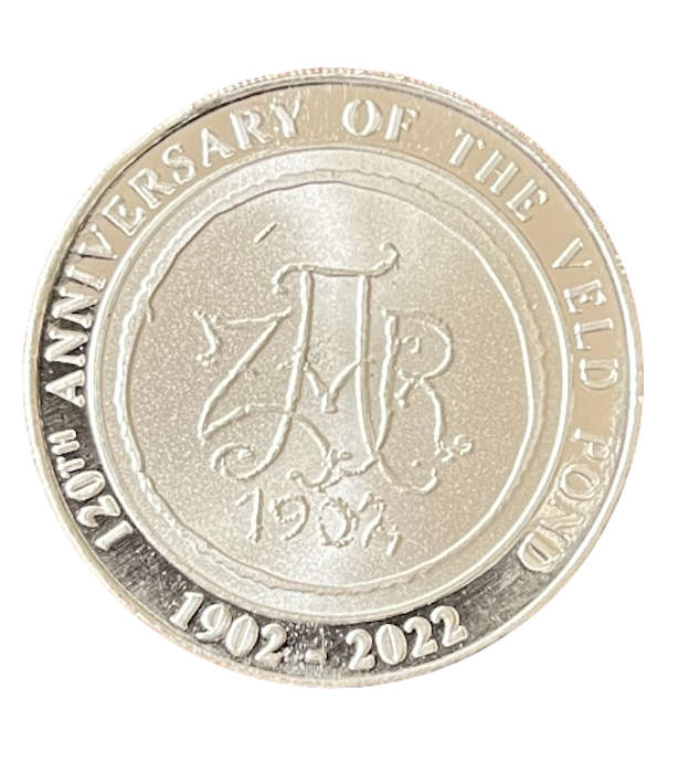 2022 One Ounce Silver 1oz Fine Silver Commemorative 120th Anniversary of the Veld Pond With COA