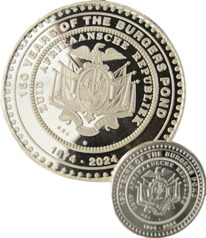 2024 1oz Fine Silver Commemorative 1oz Fine Silver 150th Anniversary of The Burgers Pond With COA