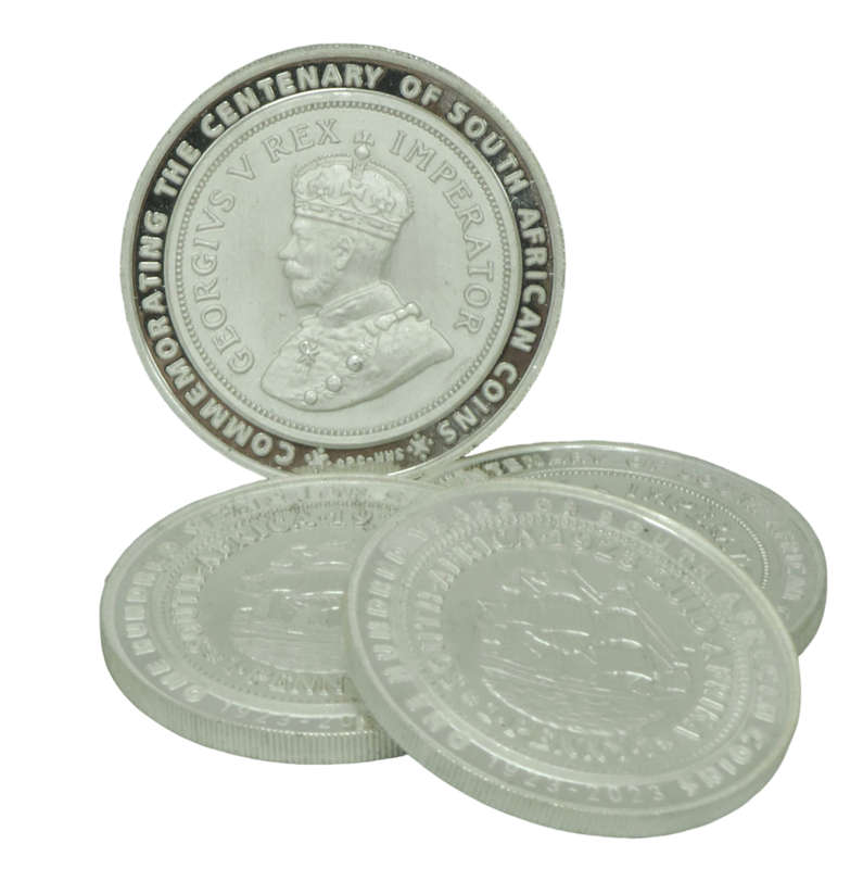 2023 One Ounce Fine Silver Commemorative - Centenary 100 years of South Africa Coins (1923-2023)