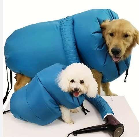 dog dryer grooming bag after dog bath