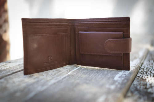 Leather Wallet 100% Genuine Leather