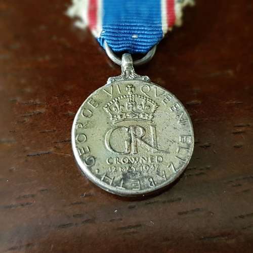 Coronation Medal 1937 Miniature