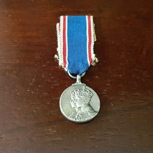 Coronation Medal 1937 Miniature