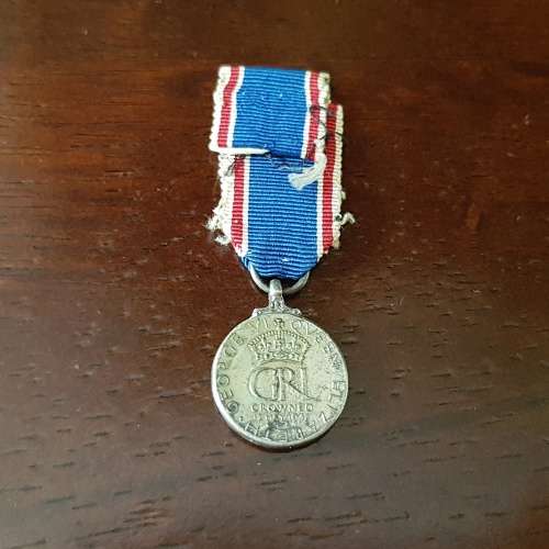 Coronation Medal 1937 Miniature