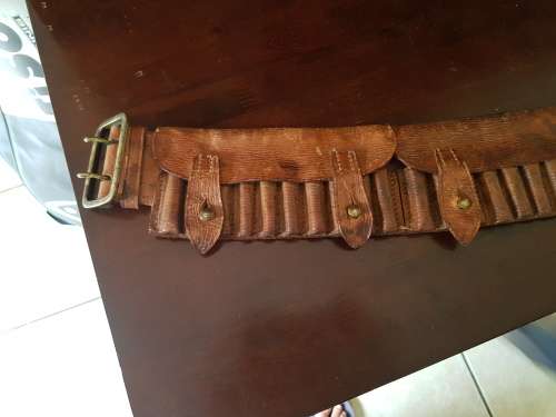 Boer War Bandolier ,303 Ammunition Belt ,50 Round Capacity-1901