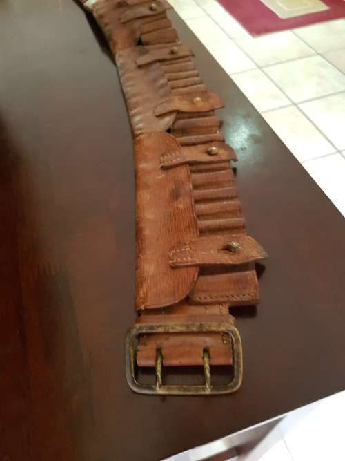 Boer War Bandolier ,303 Ammunition Belt ,50 Round Capacity-1901
