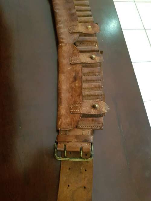Boer War Bandolier ,303 Ammunition Belt ,50 Round Capacity-1901