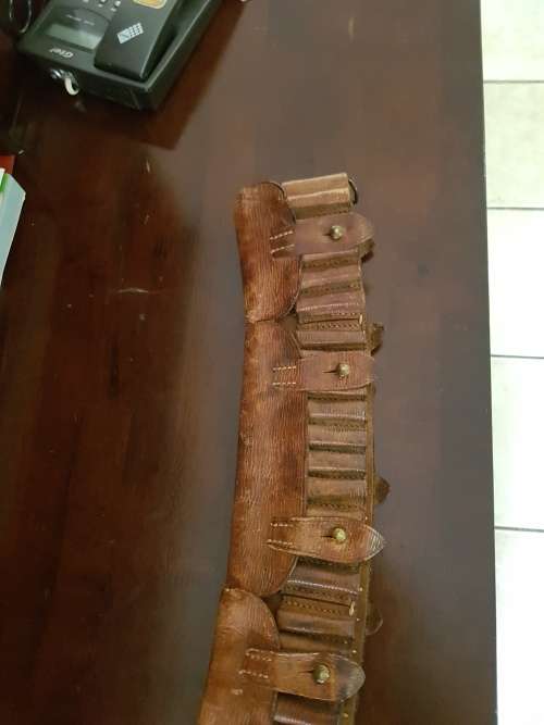 Boer War Bandolier ,303 Ammunition Belt ,50 Round Capacity-1901