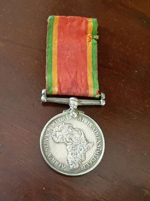 Africa Service Medal- Named J.R.Wilkinson 26339