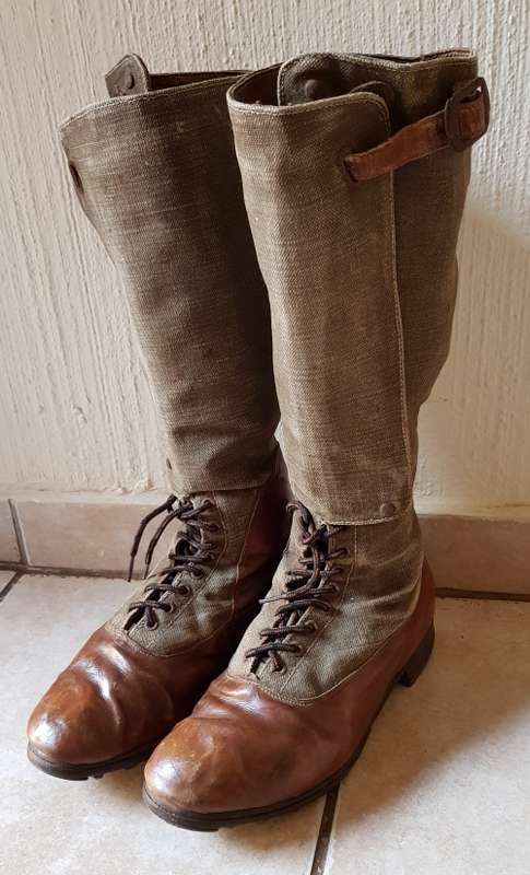 WW2 Tropical Boots RARE 1st Pattern Luftwaffe Afrika Korp