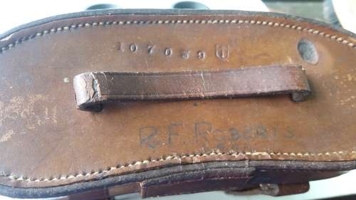 Military SA Union-Ross London "Steplawe"Stereo Prism Binoculars Power-8 Field 8 1/2 -1930's