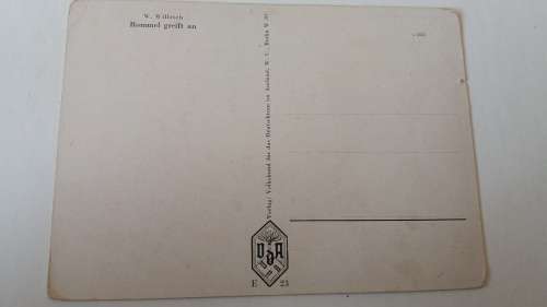 Postcard Field Marshall Rommel "greift an" (Attack)-VDA Series E-23