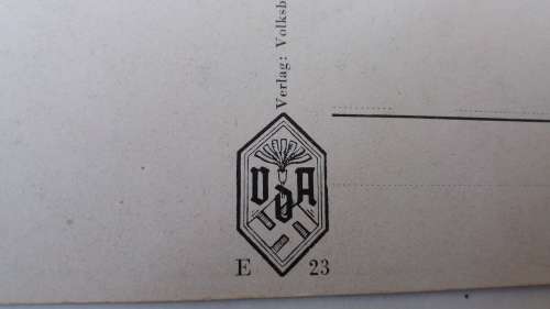 Postcard Field Marshall Rommel "greift an" (Attack)-VDA Series E-23