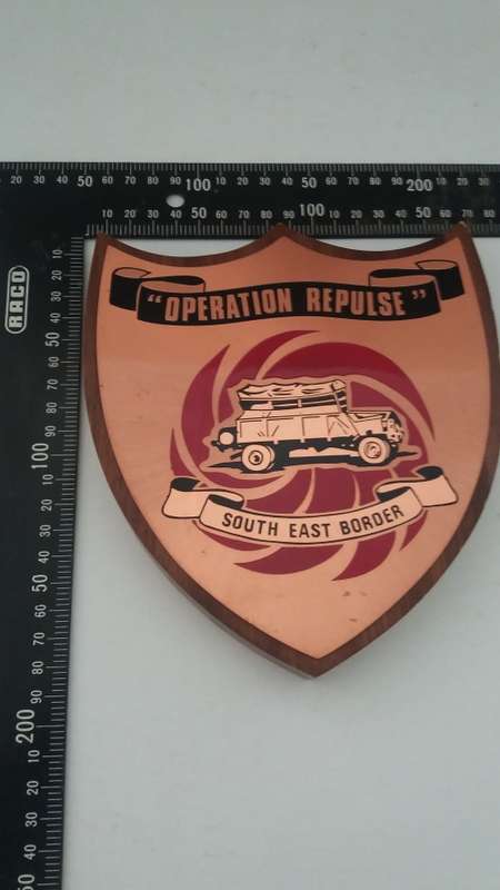 Rhodesian Copper Shield  "Operation Repulse" South East Border