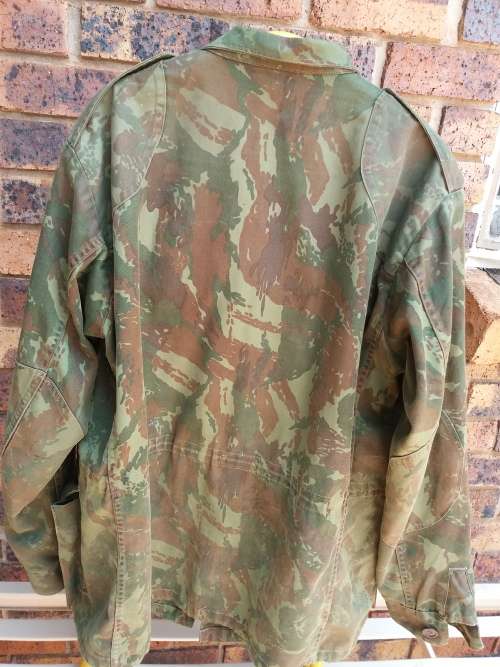 Recce issue(1970-1976) first pattern combat camo set-Large Size to a officer in the S.A.D.F