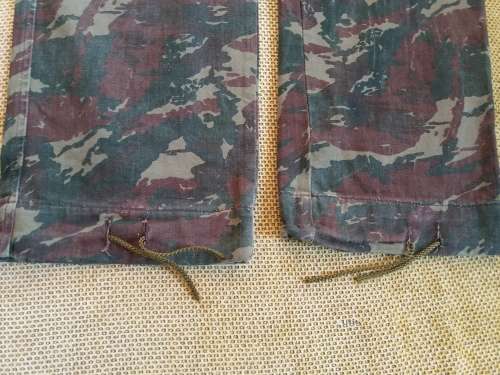 Recce issue(1970-1976) first pattern combat camo set-Large Size to a officer in the S.A.D.F