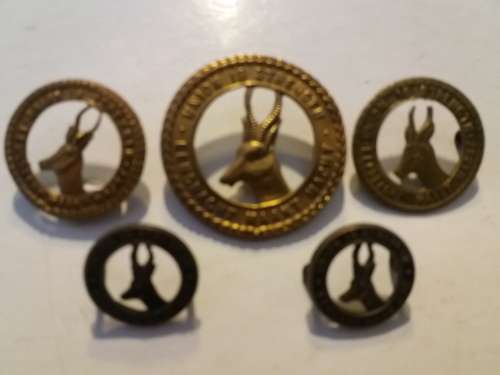 WW1 South African Infantry- SAI 1st,SAI 2nd, SAI 4th badges
