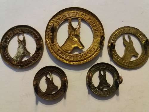 WW1 South African Infantry- SAI 1st,SAI 2nd, SAI 4th badges