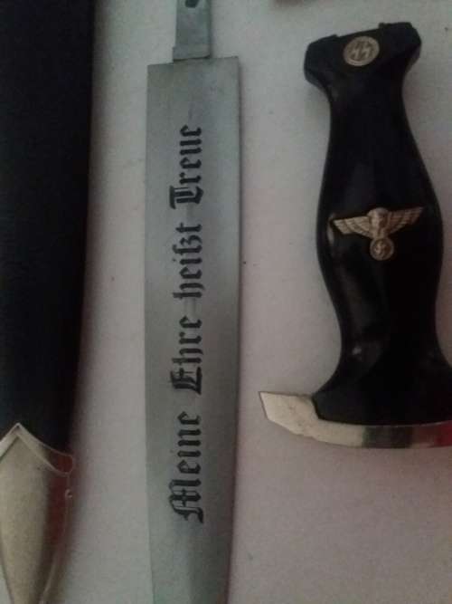 Copy German SS Dress Dagger Nice Quality Dagger with parts on handle tight fitting no gaps