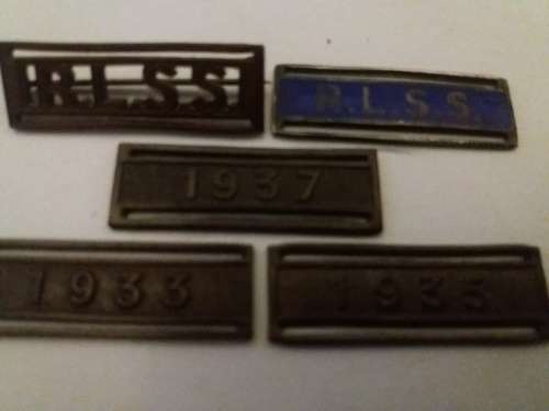 L.F. East-South African "Prisoner of War" Stalag V11- A -Royal Life Saving Medals 1930s