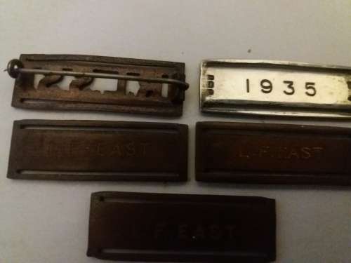 L.F. East-South African "Prisoner of War" Stalag V11- A -Royal Life Saving Medals 1930s