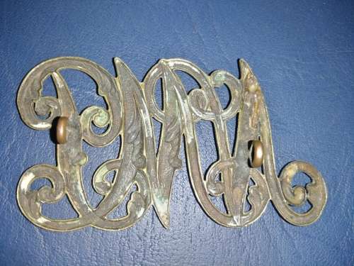 Natal Mounted Police White Pith Helmet Badge Worn Prior 1894-Exremely Rare (Owen 1888)