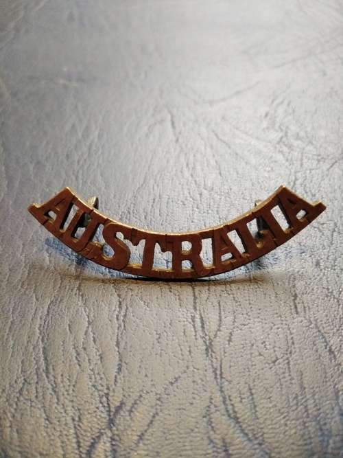 Australia WW1 Shoulder Title