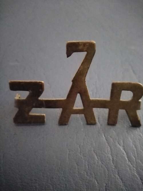 7th ZAR-Zuid Afrikaans Ruiters WW1 Badge
