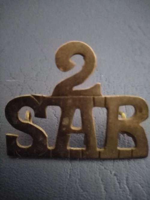 WW1 2nd South African Rifles 1915-1919 Badge