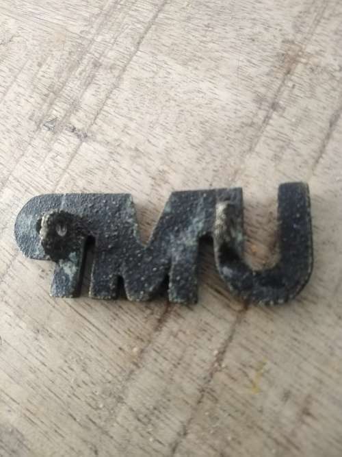 Unknown Military Badge ? -Boer War ? Brass 58mm x 22mm