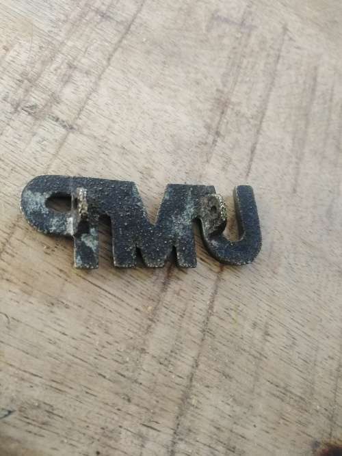 Unknown Military Badge ? -Boer War ? Brass 58mm x 22mm