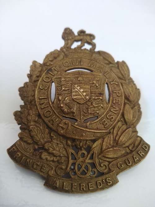 Prince Alfreds Guards Cap Badge 65mm x 45mm