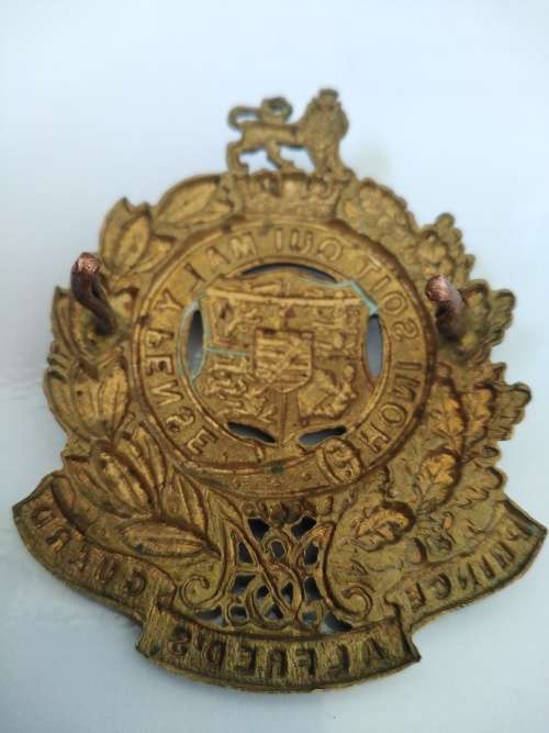 Prince Alfreds Guards Cap Badge 65mm x 45mm