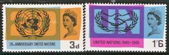Great Britain commemorative stamp- Year 1965 complete unmounted set . Mint Never Hinged