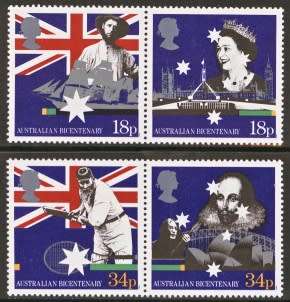 Great Britain commemorative stamp-  Year 1988complete  unmounted  set . Mint Never Hinged