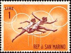 San Marino - year 1963-  unmounted   set  of 10 val -Olympic games