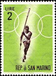 San Marino - year 1963-  unmounted   set  of 10 val -Olympic games