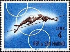 San Marino - year 1963-  unmounted   set  of 10 val -Olympic games